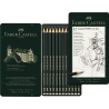 Set "art" de 12 crayons graphite Castell 9000