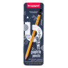 Crayons graphite Bruynzeel pochette de 6 en duretés assorties