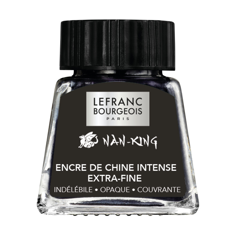 Encre Nan-King - 4 contenances - Flacon 1000 ml
