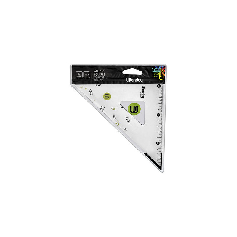Equerre aluminium Wonday - Equerre 45°-21 cm