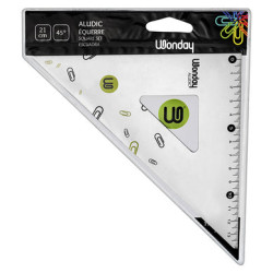 Equerre aluminium Wonday - Equerre 60°-21 cm