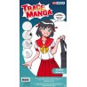Pochoir Go Manga écolière