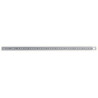 Réglet inox dela - 30cm gradué 2 faces semi-rigide