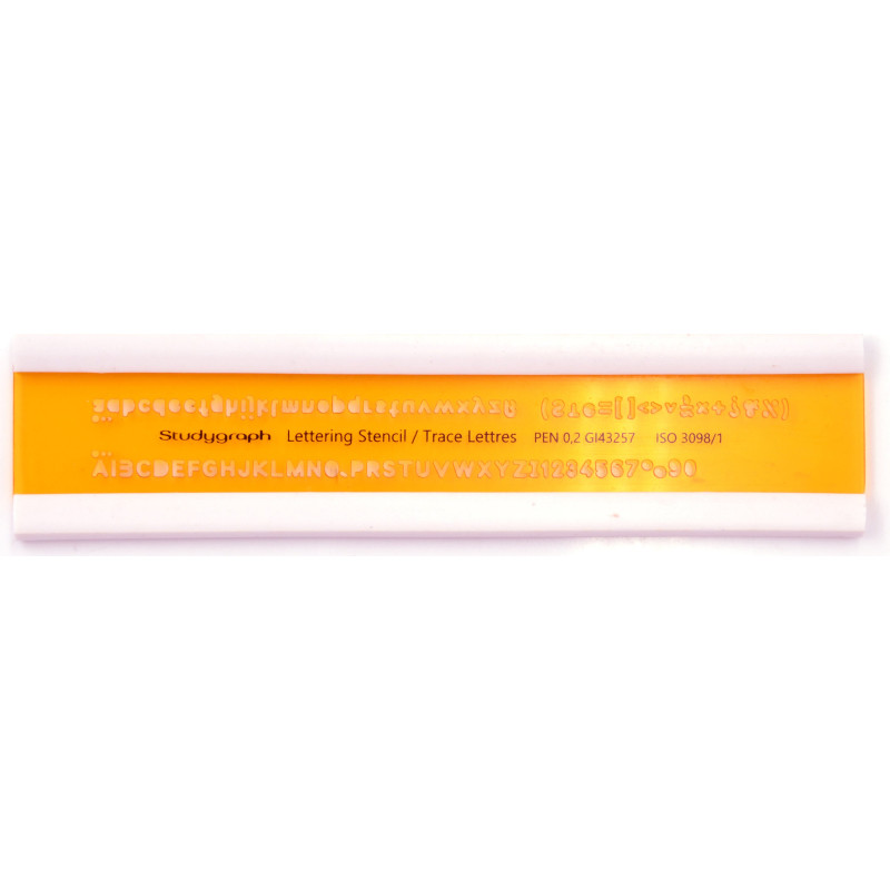 Trace Lettres ISO Studygraph de Graph’It - 10 mm