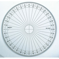 Rapporteur circulaire - Degrés - 10cm
