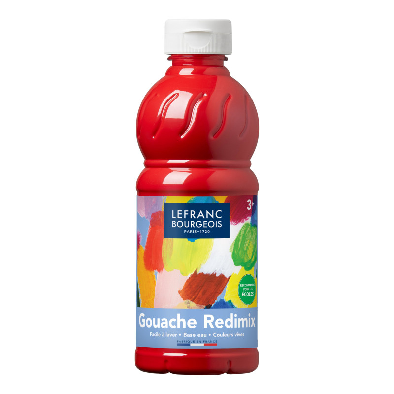 Gouache liquide - Redimix - Lefranc Bourgeois – 500 ml - 050 Bleu turq