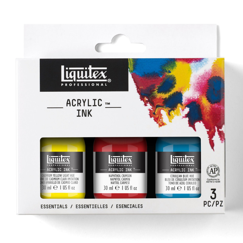 Set de 3 Encres ink 30 ml - Couleurs essentielles