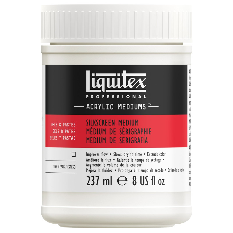Médium gel de sérigraphie – Liquitex – 237 ml