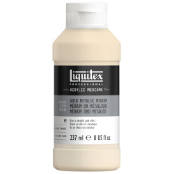 Médium effet métallique or/argent 237 ml - Effet argent