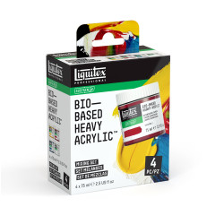 Acrylique Liquitex Bio-based - Set mélanges 4 x 75 ml