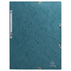 Chemise à élastiques 3 rabats carte lustrée 400g/m2 Skandi