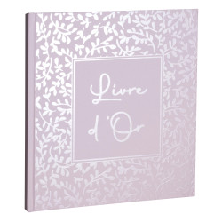 Livre d'or 140 pages tranche argent AutentiK