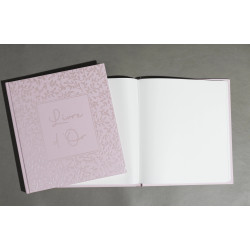 Livre d'or 140 pages tranche argent AutentiK