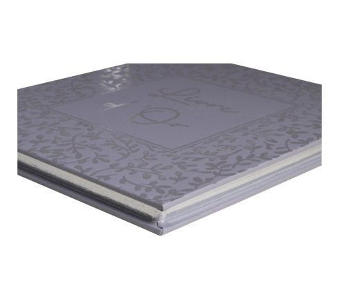 Livre d'or 140 pages tranche argent AutentiK