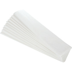Paquet de 10 feuilles crépon supérieur 250x50 blanc