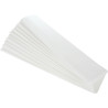 Paquet de 10 feuilles crépon supérieur 250x50 blanc