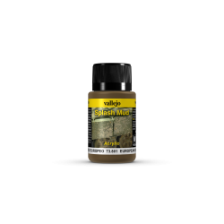 Peinture effets temps 40 ml : projections boue européenne