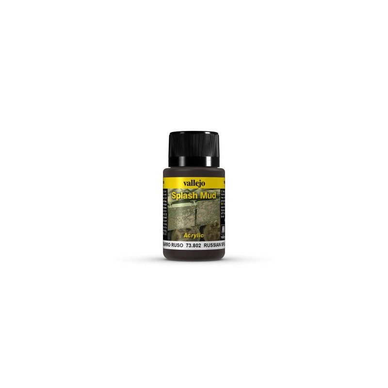 Peinture effets temps 40 ml : projections boue russe