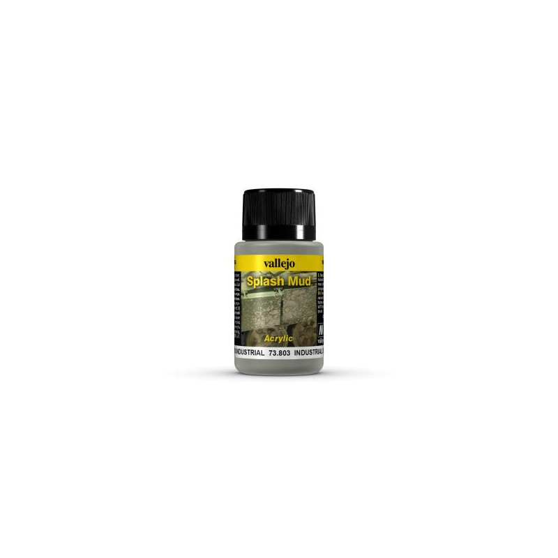 Peinture effets temps 40 ml : projections boue industrielle