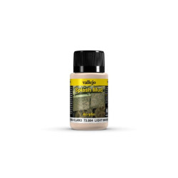 Peinture effets temps 40 ml : projections boue marron clair