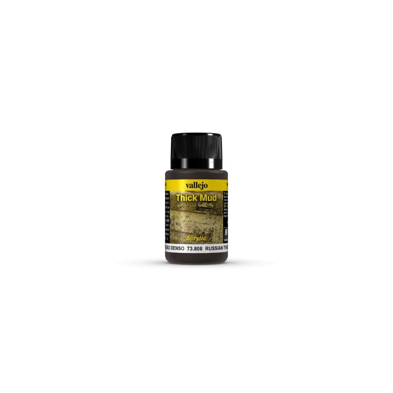 Peinture effets temps 40 ml : boue épaisse russe