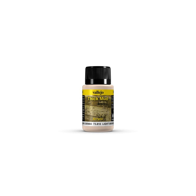Peinture effets temps 40 ml : boue épaisse claire