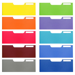 MODULODOC set 10 frontons A4 jumbo