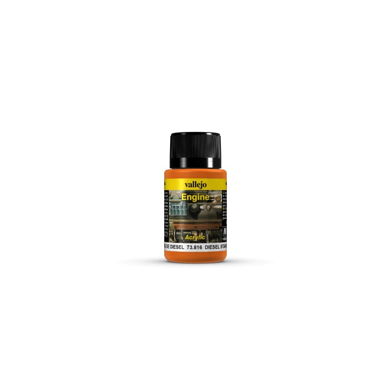 Peinture effets 40 ml : moteur tâches de diesel
