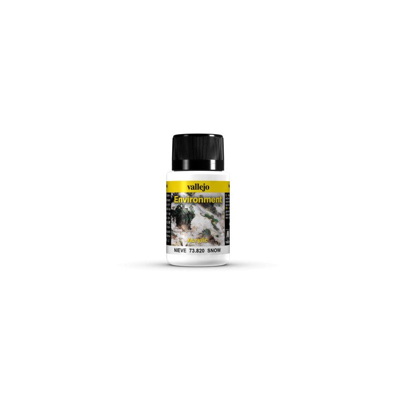 Peinture effets 40 ml : environnement neige