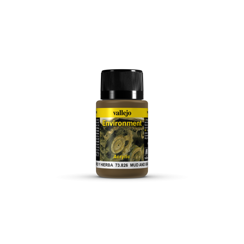 Peinture effets 40 ml : environnement boue et herbes