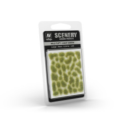 Végétation miniature adhésive : vert clair 6mm