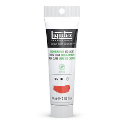 Peinture acrylique Heavy Body 59 ml sans cadmium - Rouge clair sans ca