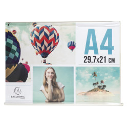 Porte-visuel droit horizontal A4