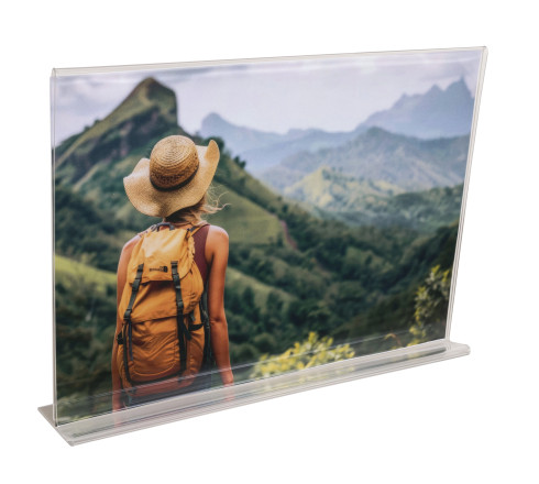 Porte-visuel droit horizontal A4