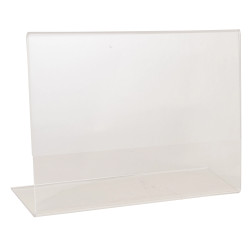 Porte-visuel incliné horizontal A5