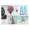 Porte-visuel droit horizontal A5