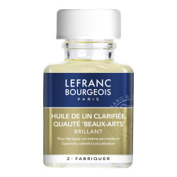 Huile de lin clarifiée - 75 ml
