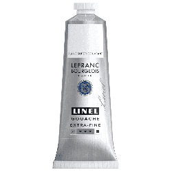 Gouache extra-fine Linel 60ml - Blanc de titane 008