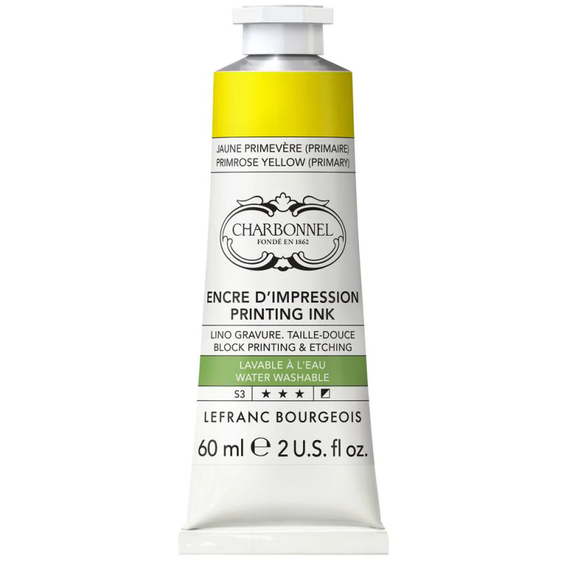 Encres d’impression Aqua Wash - lavable à l’eau - Charbonnel - 60ml -