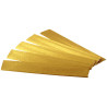 Paquet de 5 feuilles de crépon métallisé 250x50 cm or