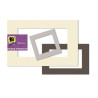Passe-partout blanc - Dimension exterieur 20x30cm - Interieur 12x18cm