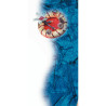 Paquet de 5 feuilles de crépon métallisé 250x50 cm or