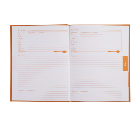 Livre de recettes 220x170 96 Pages