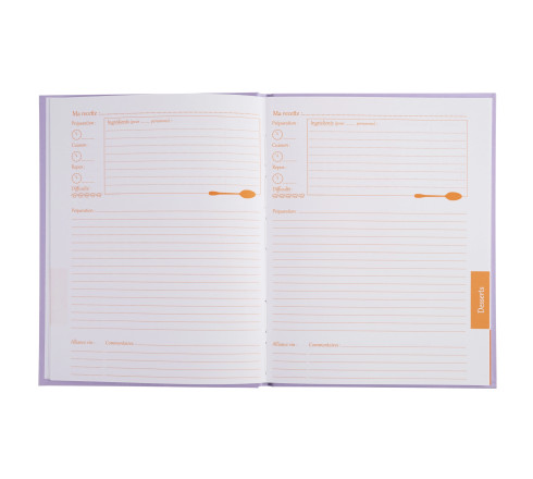 Livre de recettes 220x170 96 pages
