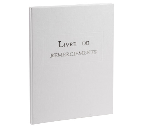 Livre de remerciement 96 pages 297x210
