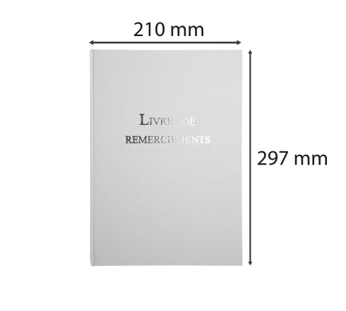 Livre de remerciement 96 pages 297x210