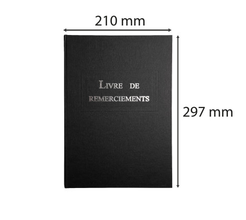 Livre de remerciement 96 pages 297x210
