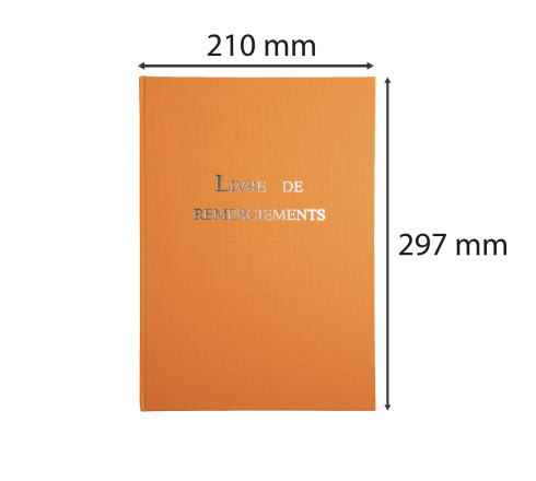 Livre de remerciement 96 pages 297x210