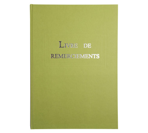 Livre de remerciement 96 pages 297x210