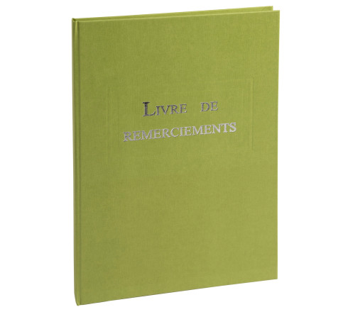 Livre de remerciement 96 pages 297x210